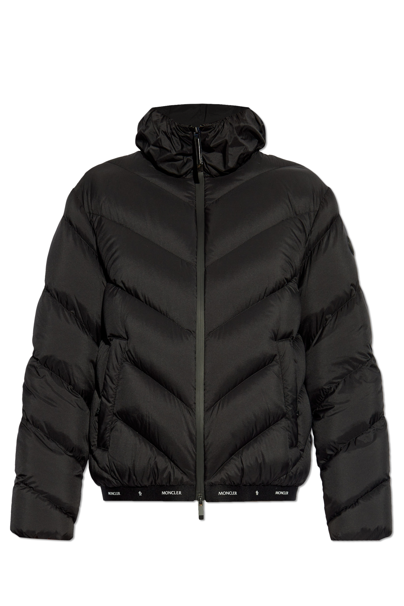 Black Down jacket Grignan Moncler - Vitkac Italy